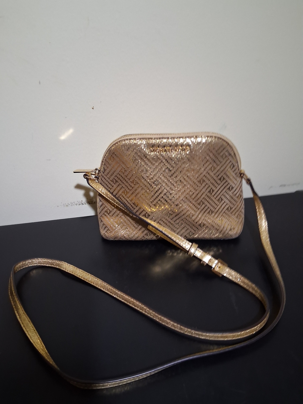 Michael Kors Gold Crossbody Bag